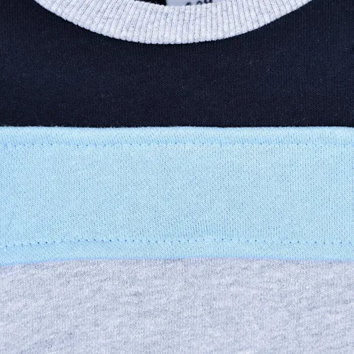 Vista 5 de CETEPY Ropa de bebé niño pequeño sudadera patchwork otoño invierno camisa de manga larga pantalones conjuntos de ropa 3-24 meses