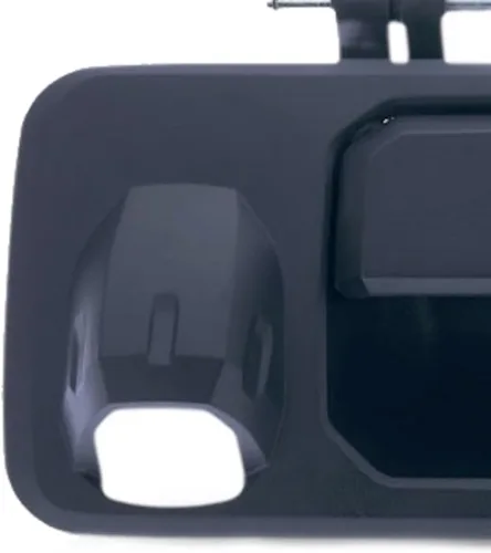 Vista 7 de KarParts360 Manija de puerta trasera para Toyota Tundra 2014-2020 Exterior con orificios de leva y llave Negro Plástico TO1915118