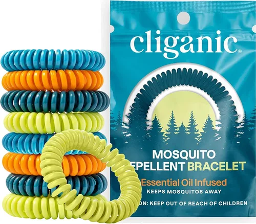 Vista 11 de Repelente Natural de mosquito pulseras 10pk 20pk 50pk, Paquete de 10, Colores Variados