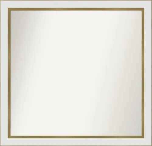 Vista 18 de Amanti Art Espejo personalizado, espejo de baño estrecho Alexandria White Wash, espejo de pared o espejo de tocador de baño sobre el fregadero