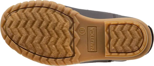 Vista 4 de Nautica Botas de invierno impermeables para niños, botas de pato para niños, niñas y niños, niños (niños grandesniños pequeños)