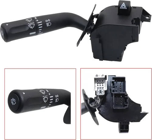 Vista 4 de GXARTS Columna de dirección de coche, faros delanteros, intermitente, atenuador, combinación de interruptor multifunción 4L3Z13K359AAA, apto