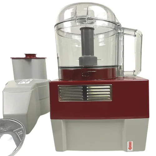 Vista 8 de Robot Coupe R2CLRDICE, Procesador de alimentos combinado con cuenco de policarbonato transparente de 3 cuartos de galón, 4 discos inoxidables