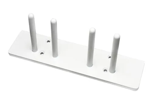 Vista 6 de Soporte para delantales de rayos X (montaje en pared) - 2 clavijas, para 1 delantal de plomo