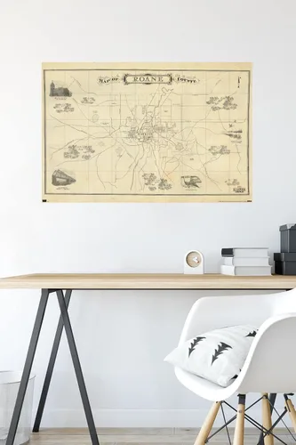 Vista 4 de Trends International Netflix Stranger Things: Season 4 - Póster de pared de mapa, 22.375 x 34 pulgadas, versión sin marco