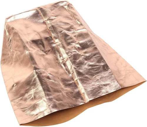 Vista 8 de Fydun Kraft Paper Washable Reusable Planting Bag Plant Growing Bags for Garden Balcony Rose Gold20x20cm Kraft Paper Washable Reusable for Family