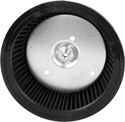 Vista 4 de Filtro limpiador de aire de alta flujo negro Sucker Entrada Compatible con Harley Dyna 1999-2017, Softail 2000-2015, Touring 1999-2007