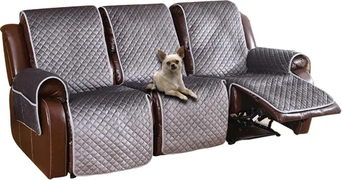 Vista 19 de Fundas de terciopelo reclinables antideslizantes, impermeables, grandes para sillas reclinables, para sillas de cuero, funda de sofá reclinable