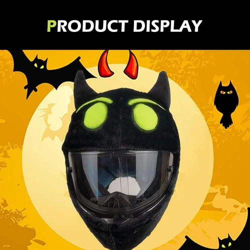 Vista 5 de Funda para Casco de Motocicleta de Cara Completa, Cubierta Protectora para Equipo de Cabeza de Motocicleta Resistente a Rayones, Decoración de Casco