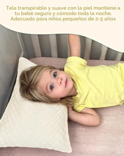 Vista 6 de ALVA BABY - Funda de almohada para niños pequeños de 13 x 18 pulgadas o 12 Bean Velvet-beige