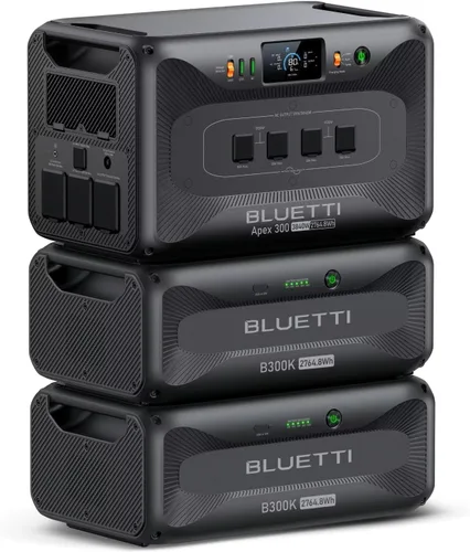 Vista 20 de BLUETTI Apex 300 - Estación de energía portátil, generador solar de 2764.8 Wh con batería de reserva con 6 salidas de CA de 3840 W