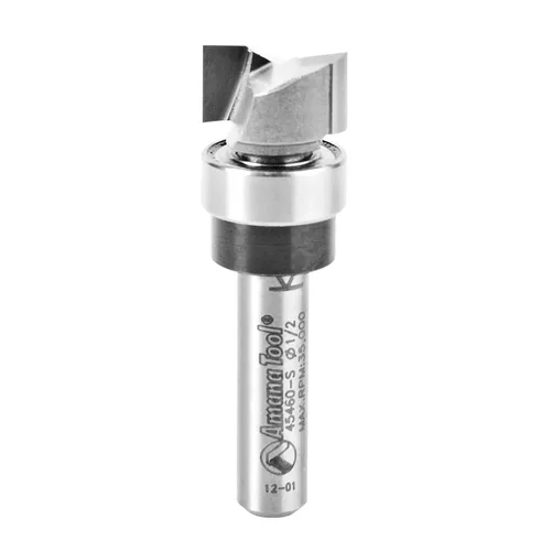 Vista 9 de Amana Tool 45487 - Broca de carburo con punta de carburo, 45487, vástago de 1/2 x 1/4 pulgadas con rodamiento de bolas superior