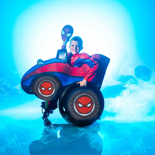 Vista 2 de Marvel Spider-Man Official Youth Adaptive Costume - Costumes with Adaptive Features (Wheel Cover Sold Separately)
