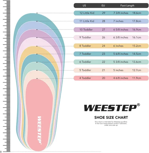 Vista 6 de Sandalias ligeras Weestep para niños y niñas, con cierre de velcro
