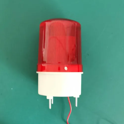 Vista 4 de Luz de advertencia de baliza estroboscópica giratoria – 100 V 110 V-220 V CA de gran voltaje rojo intermitente lámpara de señal de seguridad