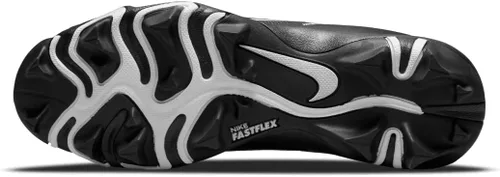 Vista 5 de Nike Hyperdiamond 4 Keystone - Tacos de sóftbol moldeados, color negro, blanco, talla 8.5 M, Negro Negro Blanco