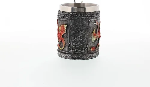 Vista 4 de Smart Living Company Royal Dragon - Taza coleccionable medieval con diseño de serpiente, 5.5 x 4 x 4.5 pulgadas
