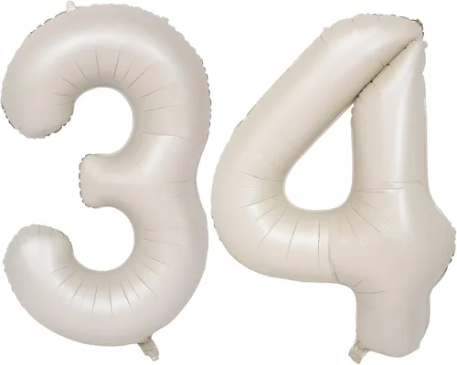 Vista 184 de Globos de 40 pulgadas con números de caramelo, papel de aluminio de helio, globos de látex de Mylar para fiesta de cumpleaños, decoración digital 0