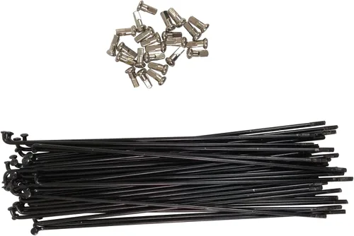 Vista 2 de 10 radios de acero inoxidable para bicicletas, 10 unidades, 12G (0.098 in de diámetro), radios de bicicleta eléctrica para MTB/Fat Electric Bike