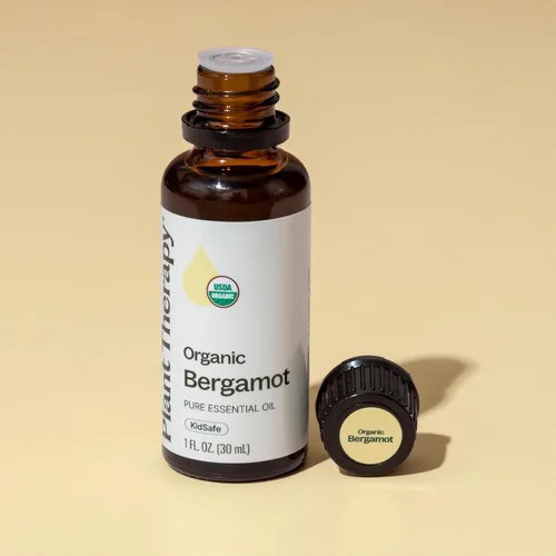 Vista 6 de Plant Therapy Aceite esencial de bergamota orgánico de 1.0 fl oz (1 oz) 100% puro, sin diluir, certificado por USDA, aceite cítrico sin bergapteno