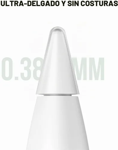 Vista 6 de Paquete de 60 fundas de punta para Apple Pencil de 2ª generación y 1ª generación, compatible con punta de lápiz Apple, cubierta antideslizante