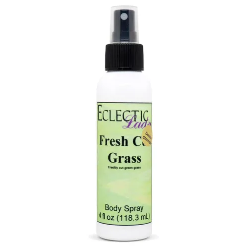 Vista 10 de Eclectic Lady Spray corporal de hierba recién cortada, 8 onzas, niebla corporal