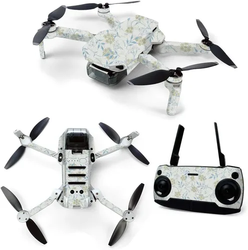 Vista 15 de MightySkins Skin para DJI Mavic Mini Drone Quadcopter portátil – Flor de almendra Funda protectora de vinilo duradera y única Fácil de aplicar