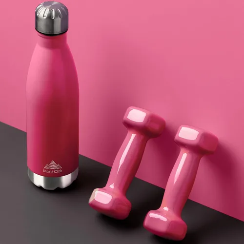 Vista 6 de Mont-Clair H2O - Botella de agua de acero inoxidable aislada al vacío, sin BPA, botella de bebidas frías 12 horas y calientes las 24 horas, metal