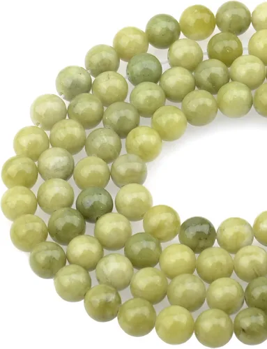 Vista 26 de Cuentas sueltas de 0.315 pulgadas/8mm de piedra natural redonda para hacer joyas con cordón elástico