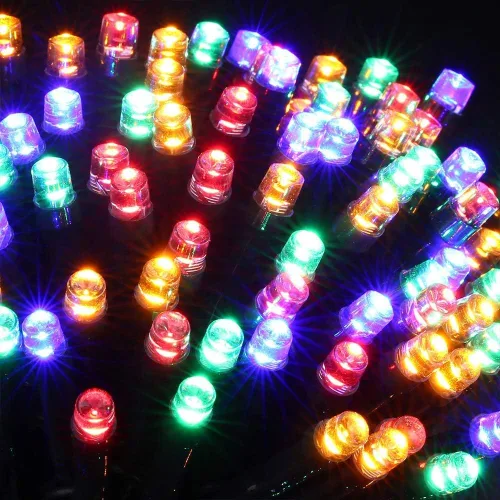 Vista 4 de LYHOPE Luces de Navidad, Bajo Voltaje 98.4 pies 300 Luces LED de Navidad - con Adaptador de Fuente de Alimentación Certificado UL de 30V Luces