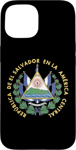 Vista 6 de Funda para iPhone 13 Pro Max con emblema nacional de escudo de armas de El Salvador