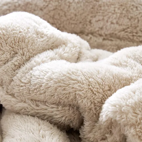 Vista 2 de Byourbed Coma Inducer - Edredón tamaño matrimonial de gran tamaño, el peluche original, color arena blanca