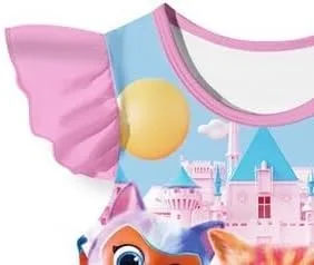 Vista 3 de SHELOVESIT Super Kitties Dresses for Girls, Casual Cat Costume Home Wear and Birthday Wear