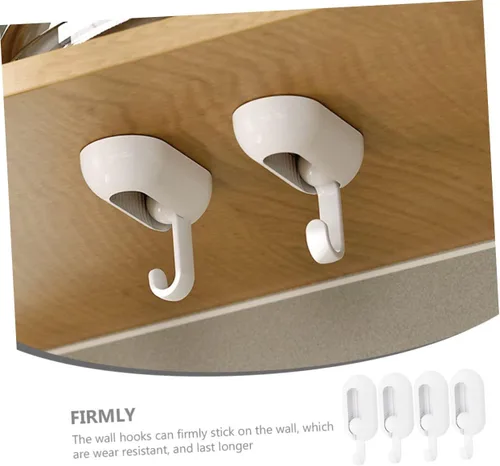 Vista 2 de 4 ganchos universales giratorios para toallas, gancho para toallas, colgador de pared, faroles, colgador de cocina, ganchos para colgar en la pared