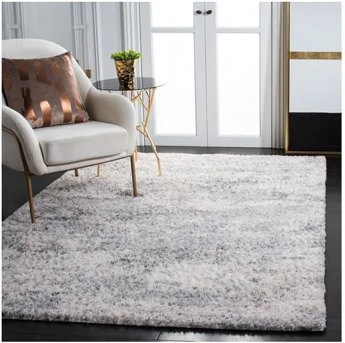 Vista 2 de SAFAVIEH Berber Shag Collection - Alfombra decorativa, 2 x 3 pies, color marfil y beige, no desprende pelusa y de fácil cuidado, 1.2 pulgadas
