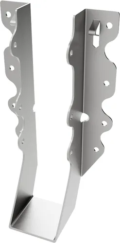 Vista 13 de 10 piezas de bridas para huracanes negras resistentes para vigas, correas para techos de huracanes de calibre 13, espesor de 2.2mm, ajustables