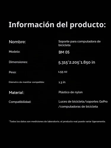 Vista 8 de Soporte para computadora de bicicleta, soporte frontal exterior para bicicleta de carretera, compatible con Garmin Wahoo Bryton Magene Cycplus