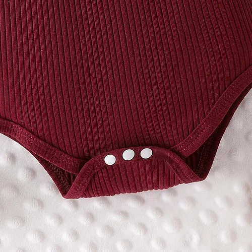 Vista 23 de Conjunto de ropa de bebé niña para bebé, mameluco de encaje blanco de manga larga + pantalones de mezclilla