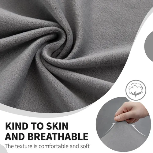 Vista 5 de HDCAXKJ Fundas de sofá seccional reclinable de terciopelo, cubierta de sofá seccional en forma de L, lavable, elástica, suave, para rincón