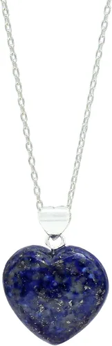 Vista 11 de Collar con colgante de corazón GemInspire para mujer, collar de gemas, colgante en forma de corazón, collar de cristal de corazón, cristal curativo