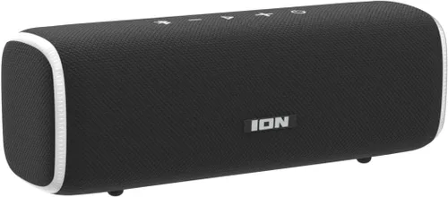 Vista 4 de ION Audio Slam Jam-IPX7 - Altavoz Bluetooth impermeable con micrófono, batería recargable, 15 sonidos de batería, entrada auxiliar y puerto de carga