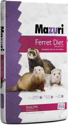 Vista 6 de Mazuri Alimento nutricionalmente completo para hurones Bolsa de 5 libras (5 lb.)