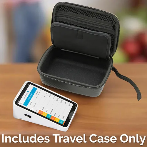 Vista 2 de CASEMATIX Funda de transporte de viaje compatible con lector de sistema POS de terminal cuadrado, no es compatible con papel o accesorios, solo funda