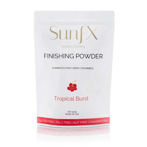 Vista 9 de SunFX Polvo fijador – Velo de acabado de bronceado post aerosol, polvo de bronceado sin sol, brillo translúcido, brillo corporal sin talcless