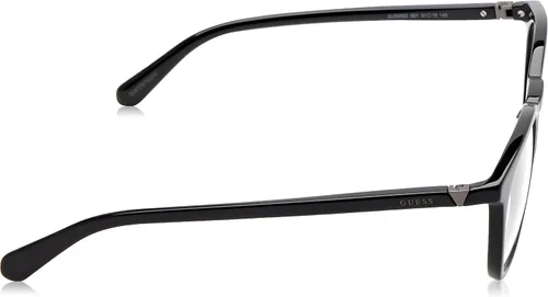 Vista 3 de GUESS GU50053 001 51 Nuevas gafas para hombre, Negro brillante