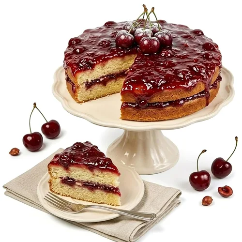 Vista 10 de ANDY ANAND CHOCOLATIER Pastel tradicional de arándanos de 9 pulgadas, 2 libras, postre fresco de panadería – Regalo de pastel de cumpleaños gourmet