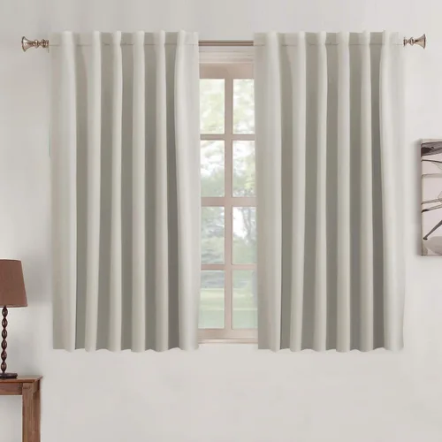 Vista 71 de Turquoize Cortinas Opacas con Aislamiento Térmico Paneles de Tratamiento de Ventanas con Bolsillo para Barra Paneles de Ventana para Ventanas
