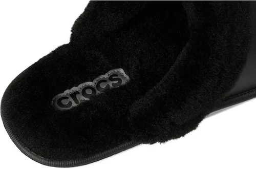 Vista 6 de Crocs - Pantuflas unisex para adultos, clásicas con forro, de pelo mullido
