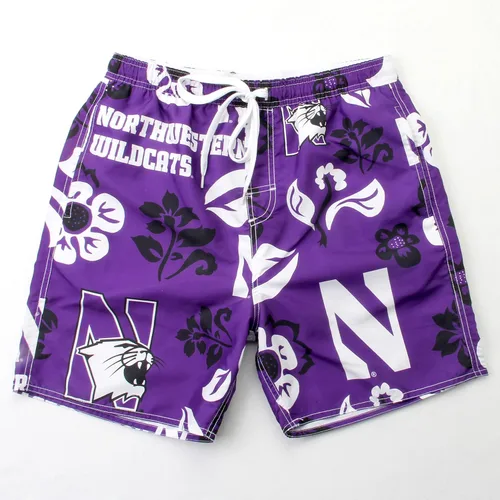 Vista 39 de Wes and Willy NCAA Traje de baño floral para hombre