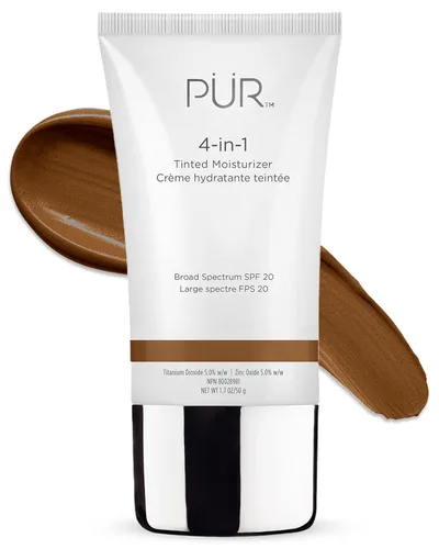 Vista 20 de PÜR MINERALS 4-in-1 Tinted Moisturizer With SPF 20 - Hydrating Face Moisturizer, Primer, & Foundation With Shea Butter, Aloe Vera & Vitamin B3